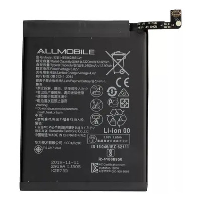 Pila Bateria Hb396285ecw Para Huawei Honor 10 Lite P20 E\u002Fg | MercadoLibre