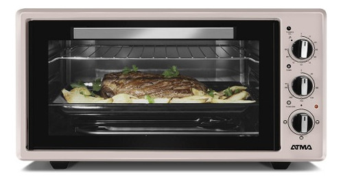 Horno Grill Eléctrico Atma 45 Litros 1400w Rosa