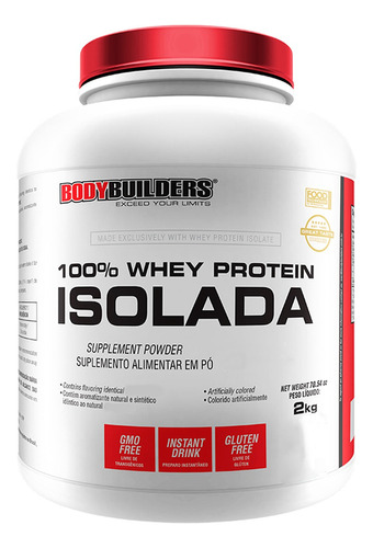 100% Whey Protein Isolada 2kg Sabor Baunilha