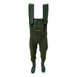 Wader Neoprene + Botas Waterdog 4mm Reforzado Wn70 + Bolso