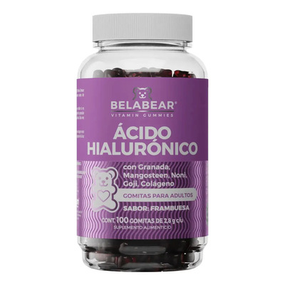 Belabear Ácido Hialurónico 100gomitas Frambuesa Solanum Frambuesa | Envío gratis