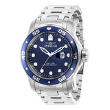 Reloj Pulsera Invicta 39084, Para Hombre, Con Correa De Acero Inoxidable Color Plateado