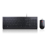 Kit Teclado Y Mouse Lenovo Essential Wired Keyboard 