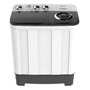 Lavadora Semiautomática Hisense Dos Tinas 11 Kg Wsa1102pcn1 Color Blanco