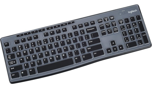 Protector Negro Para Teclado Logitech Mk295 Mk270