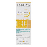 Bioderma Photoderm Cover Touch Claro Mineral Piel Acneica