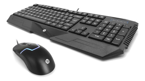   Kit Teclado E Mouse Usb Gaming Membrana Gk1000 Hp Original