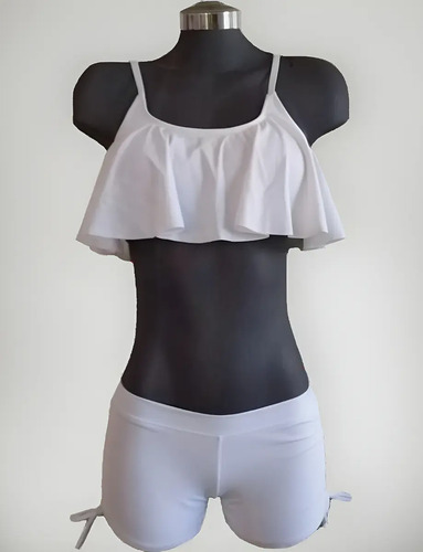 Todo Forrado Trajes De Baño Dama Short + Top Playa Excelente | Meses sin interés
