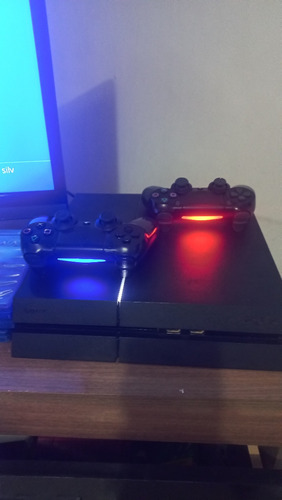 Ps4 Fat 500gb Com 2 Controles Original