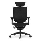 Cadeira Escritório Dt3 Office Iryna V2 Df Black - 13939-5 Cor Preto Material Do Estofamento Mesh