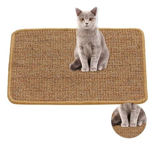 Tapete Arranhador Dobrável Para Gatos De Sisal Com Velcro P