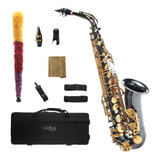 Saxofón Alto Negro Perla/dorado Cora By L. America 