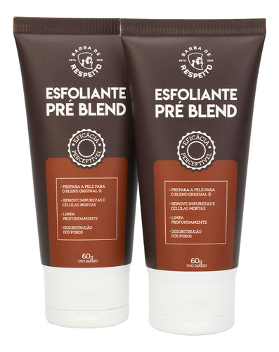 Esfoliante Limpeza Profunda Da Pele Pré Blend 60ml 2un