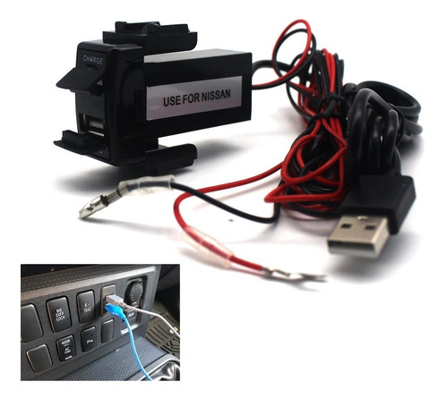 Puerto De Enchufe Usb Para Coche Con Conector De Audio Para