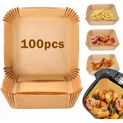 Forro De Papel Desechable Para Freidora De Aire 100 Piezas Dorado Oscuro | MercadoLibre