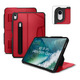 Funda Protectora Para iPad Air 4/5 Gen 10.9  Magnetico Rojo