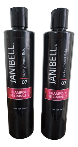 Shampoo De Caballo Janibell 500ml Crecimiento Del Cabello 2p