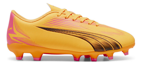 Botines Puma Ultra Play Fg/ag Jr Niños Fútbol Naranja