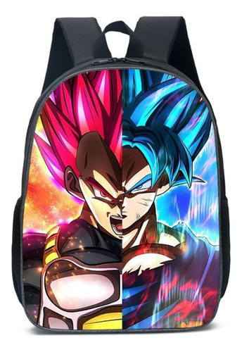 Juego De 6 Mochilas Dragon Ball Goku+super Saiyan Para Niños