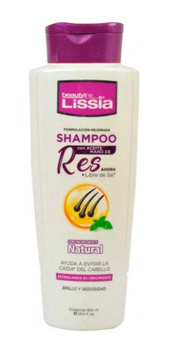 Shampoo Mano De Res Lissia - mL a $53