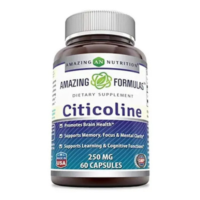 Amazing Nutrition Citicolina CDP Colina 120 Cápsulas Suplemento Nutricional | Meses sin interés