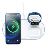 Estación Carga Inalámbrica Compatible iPhone, Airpod Y Watch