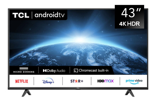 Smart Tv 43 Tcl 43p615 Android 4k Uhd