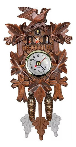 Reloj De Cuco Alemán Antiguo, Arte Creativo En Metal Par [u]