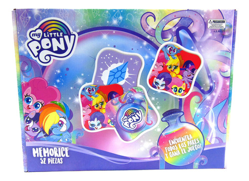 Juego De Mesa Memorice 52 Pcs My Little Pony Nobel Toys