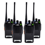 Kit 4 Radio Comunicador 777s 16 Canais Profissional Ht Uhf