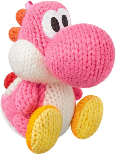 Amiibo Yoshi Pink Rosa Tejido Pink Yarn Nintendo Original