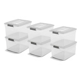 Cajas Organizadoras Plasticas Colbox 15lts X 6 U. Colombraro