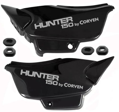 Juego Cachas Bajo Asiento Corven Hunter 150 + Gomas Trabas