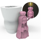 Forma De Silicone Nossa Senhora Orando 6cm | Religioso Vela