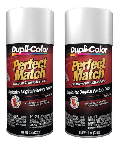 Paq. 2 Pintura En Spray Color Blanco Universal Dupli-color
