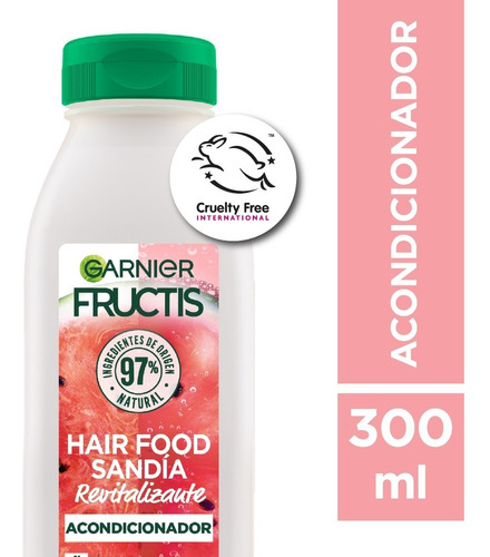 Acondicionador Fructis Hair Food Sandía 300 Ml