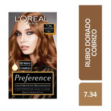 Tinte Para Cabello Preference L'oréal Paris Tono 7.34