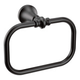 Moen Yb0586bl Colinet - Toallero De Mano Para Baño, Negro Ma