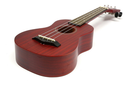 Ukelele De Madera Soprano Profesional Con Funda Y Manual