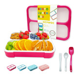 Hcywoc Lonchera Bento Para Niños, Lonchera Bento Sin Bpa Par