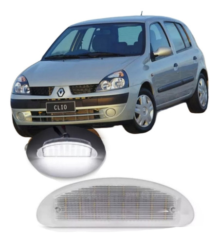 Luz Led Porta Placa Para Renault Clio 1.6 Y Clio Sport 2.0