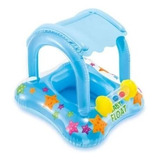 Flotador Salvavidas Inflable Para Bebé Kiddie Intex 81x66 Cm