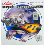 Cuerdas Bajo Eléctrico Alice 5 Cuerdas Bass 45-130 Nickel