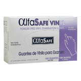 Guantes Vinilo T.m Caja X 100und.siliconado