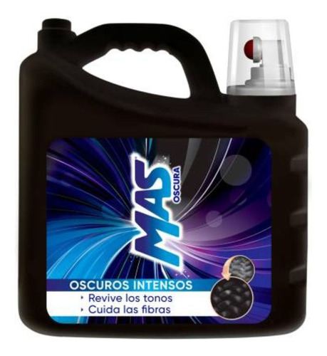 Detergente Para Ropa Líquido Henkel Mas Color Oscura Botella 10 l
