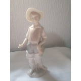 Figura Porcelana Lladro Campesino 9''. Para Restaurar