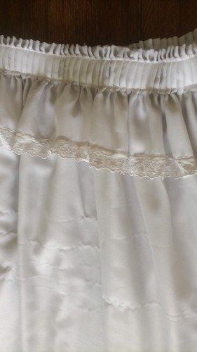 Cortina De Voile Con Volado 1.60 X 2.05 Con Detalles (1 )