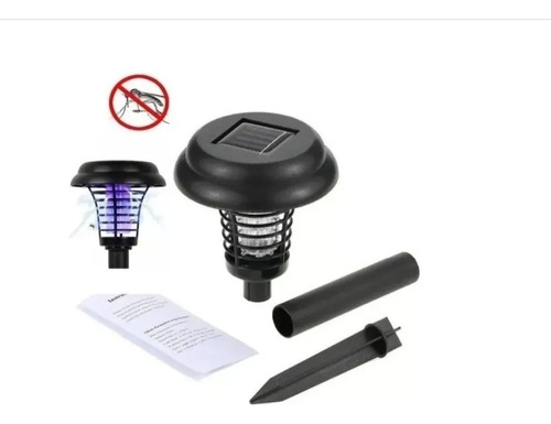 Lampara Luz Solar Mata Mosquitos Insectos Masca Uv 2 Modos