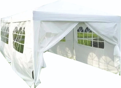 Gazebo 6x3mts Con Puerta Y Ventanas Ideal Evento Impermeable