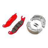 Kit Pastillas Y Bandas De Freno Honda Cb160 - Cb 160f Std